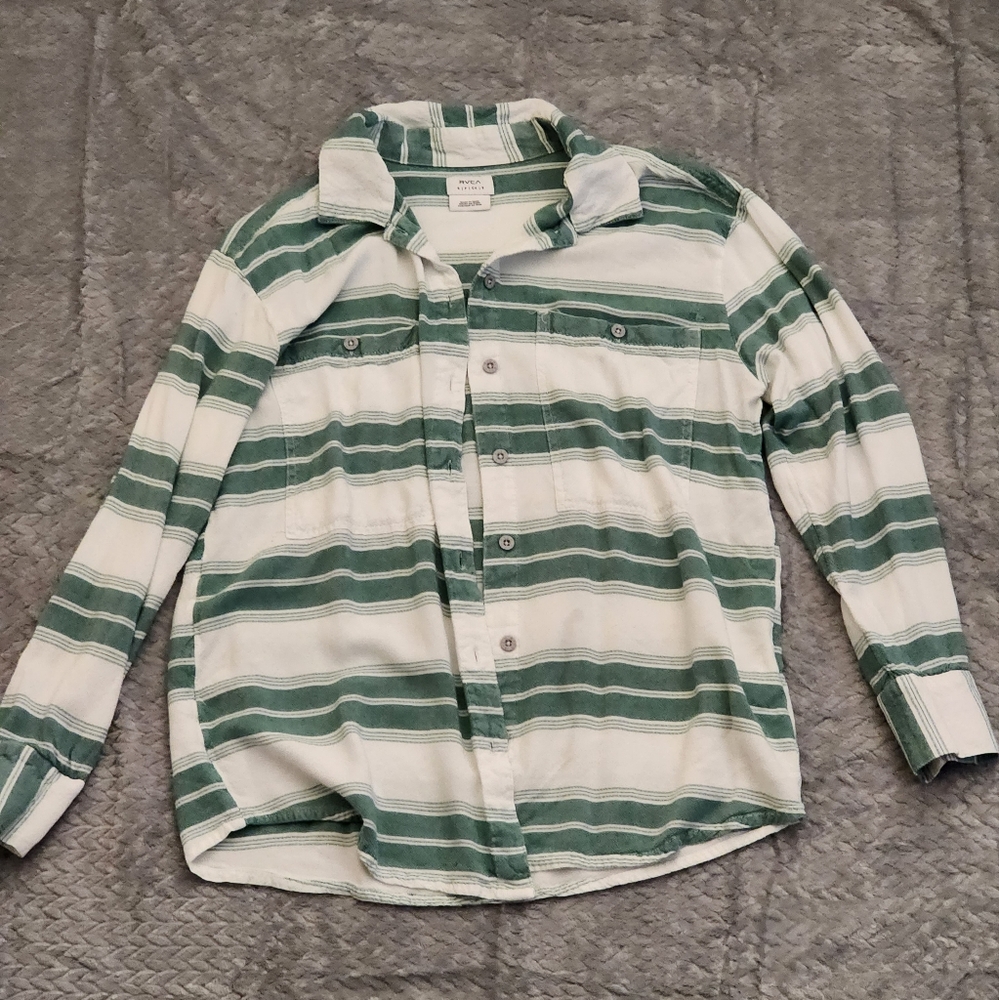 Used - RVCA - Long Sleeve Button Down Shirt